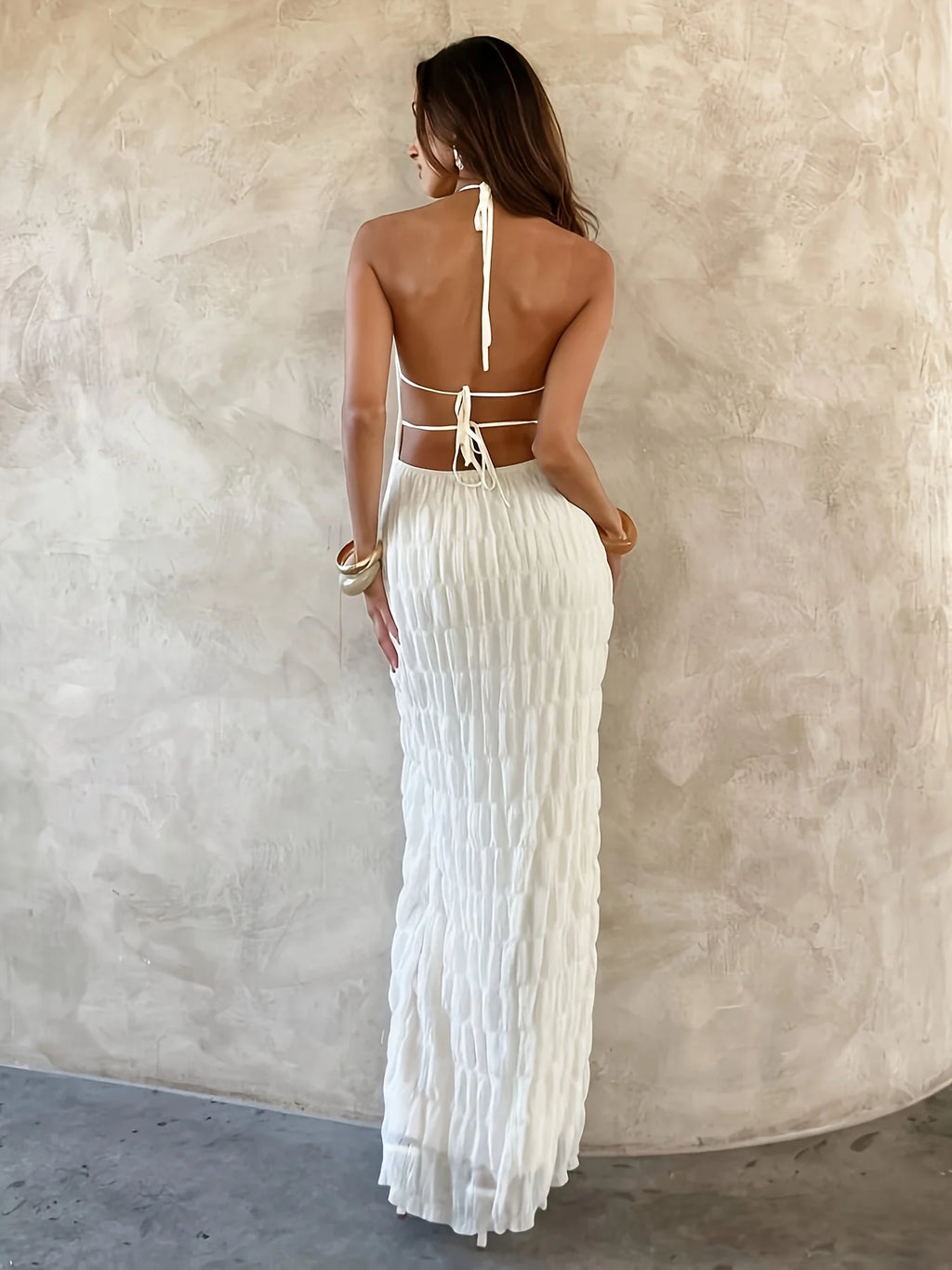 Elegant Strap Maxi Dress