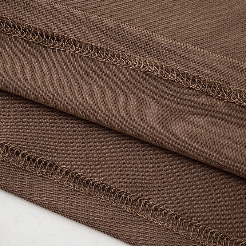 Y2K Side Bandage Bodycon Dress