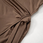 Y2K Side Bandage Bodycon Dress