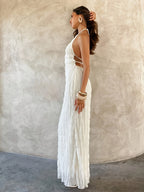Elegant Strap Maxi Dress