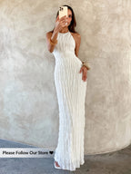 Elegant Strap Maxi Dress