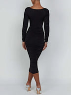 Square Neck Bodycon Dress