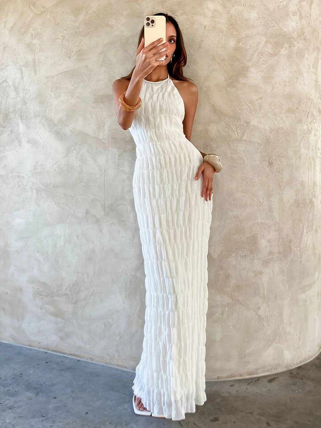 Elegant Strap Maxi Dress